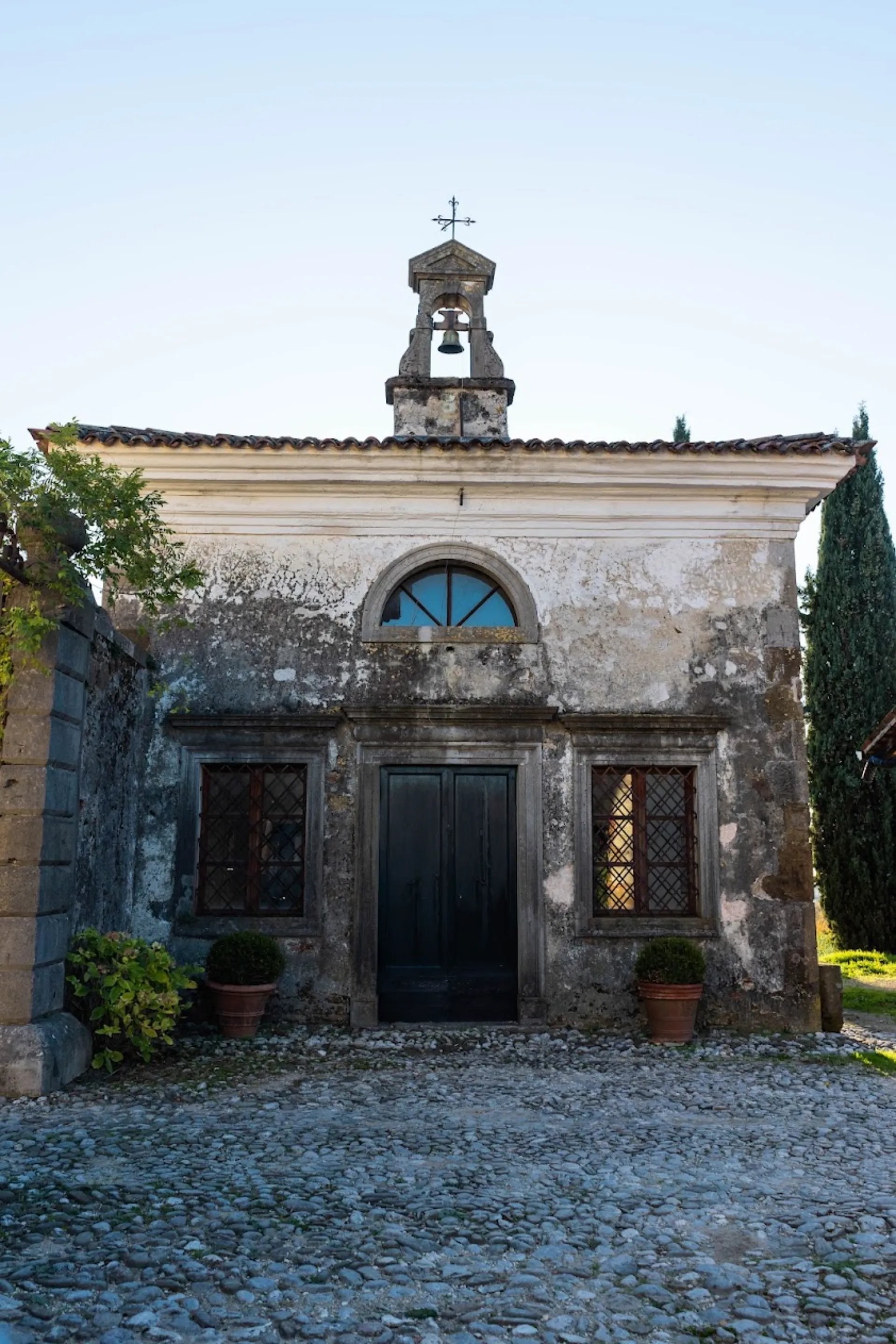 Facade of the Consecrated Chapel of Villa Ottelio